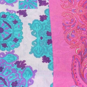 SOUL Accessories Abstract Paisley Scarf In Pink* Accessories