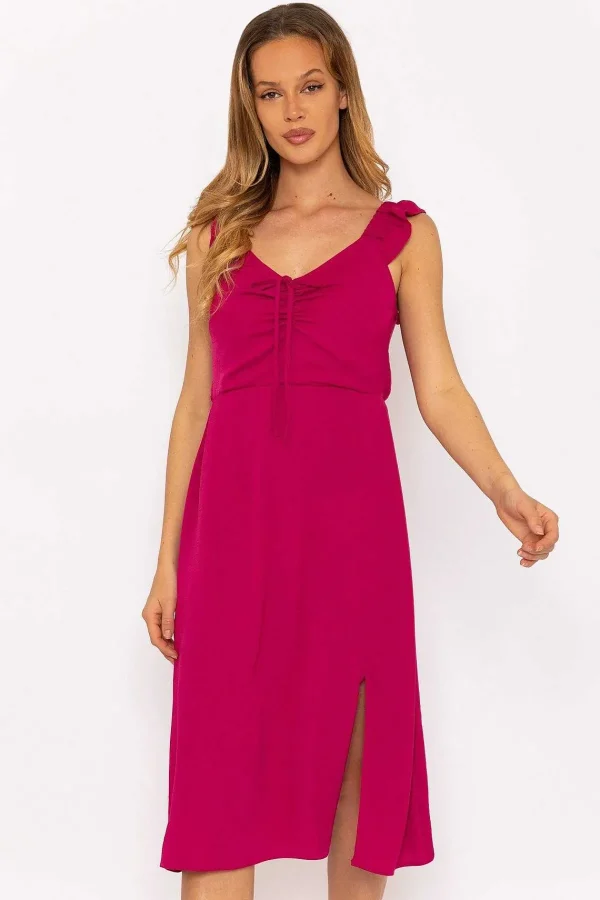 Rowen Avenue Adeline Pink Midi Dress* Sale Dresses