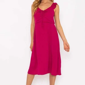 Rowen Avenue Adeline Pink Midi Dress* Sale Dresses