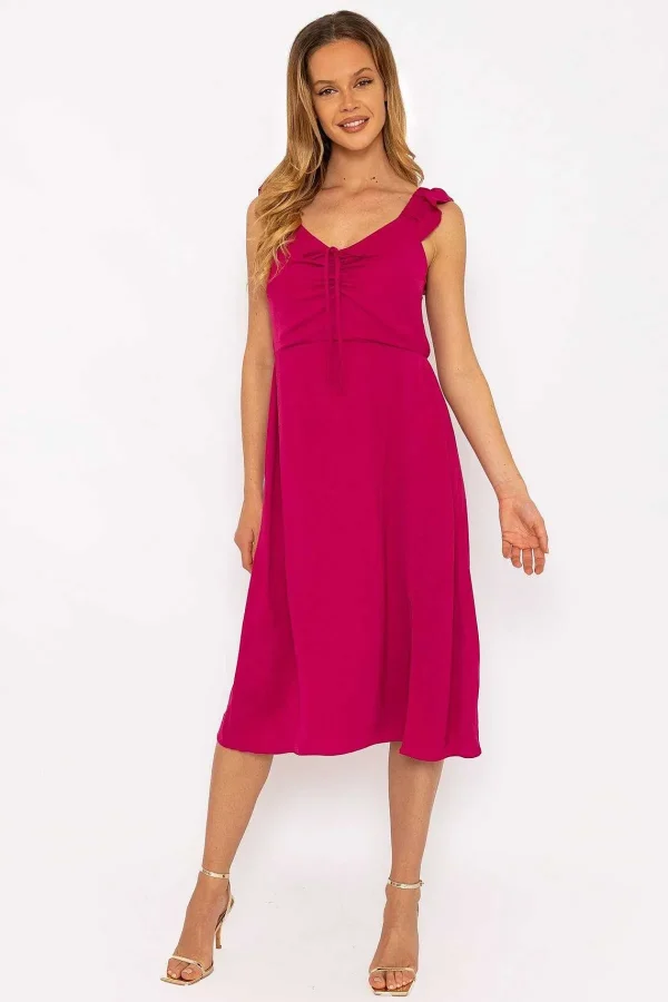 Rowen Avenue Adeline Pink Midi Dress* Sale Dresses