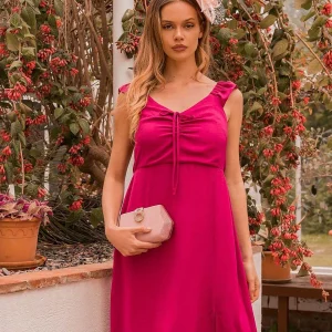 Rowen Avenue Adeline Pink Midi Dress* Sale Dresses
