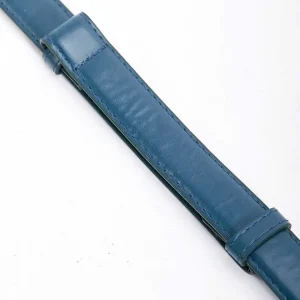 SOUL Accessories Adjustable Gold Clasp Belt In Navy* Belts