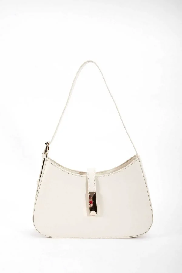 SOUL Accessories Adjustable Strap Shoulder Bag In Cream*Women April Edit