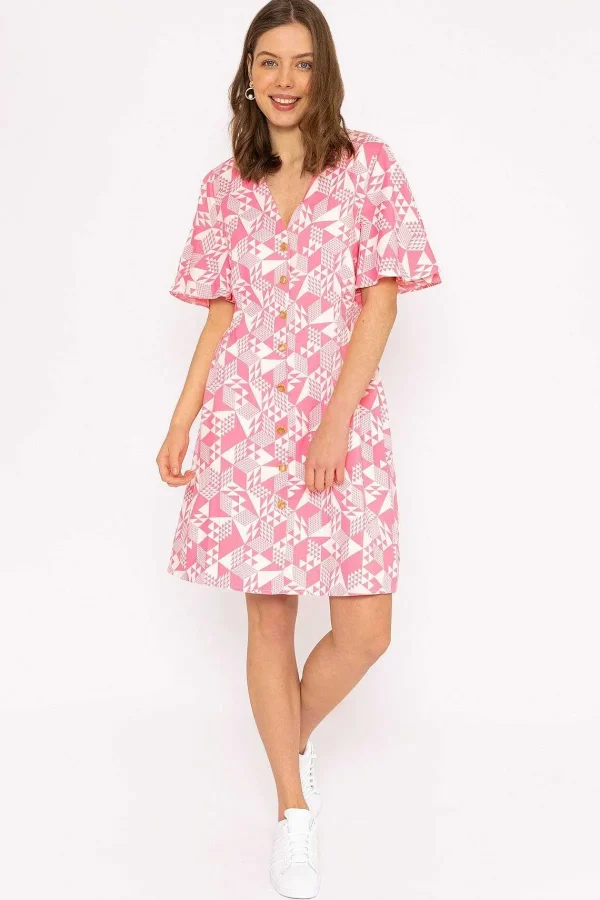 Rowen Avenue Ailbhe Knee Length Dress In Pink Print*Women Dresses & Jumpsuits