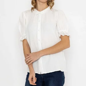 Rowen Avenue Air Flow Blouse In Ecru*Women Tops & Blouses