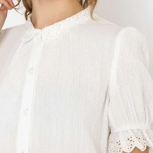 Rowen Avenue Air Flow Blouse In Ecru*Women Tops & Blouses