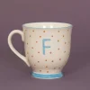 Eclectic Alphabet Mug Dot F* Homeware