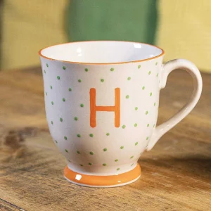 Eclectic Alphabet Mug Dot H* Homeware