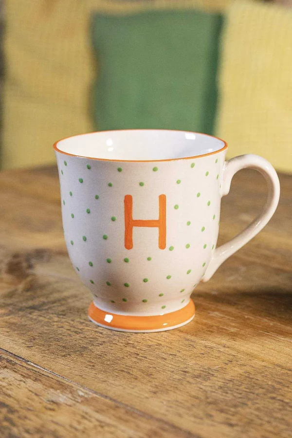 Eclectic Alphabet Mug Dot H* Homeware
