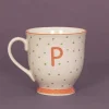 Eclectic Alphabet Mug Dot P* Homeware
