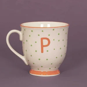 Eclectic Alphabet Mug Dot P* Homeware