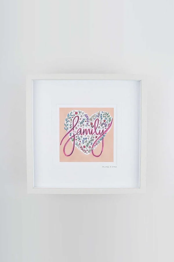 Blue Shoe Gallery Always & Ever Large Framed Art Print* Homeware