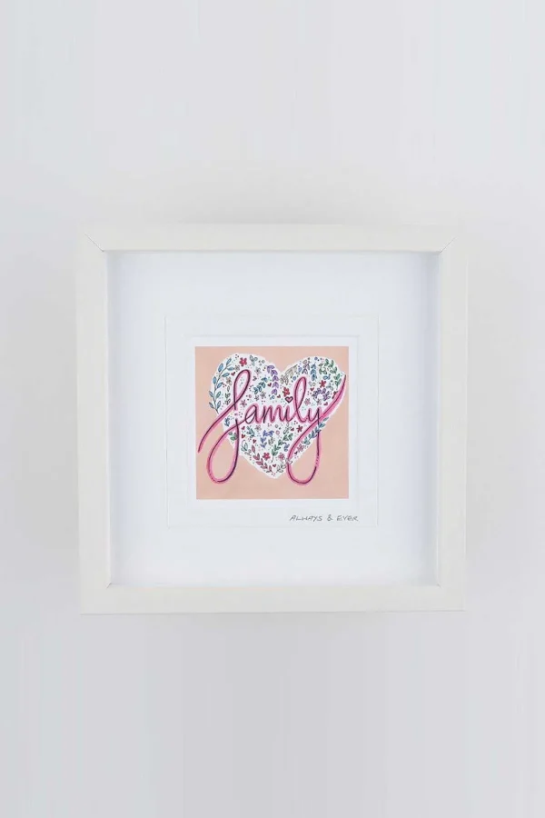 Blue Shoe Gallery Always & Ever Small Framed Art Print* Homeware