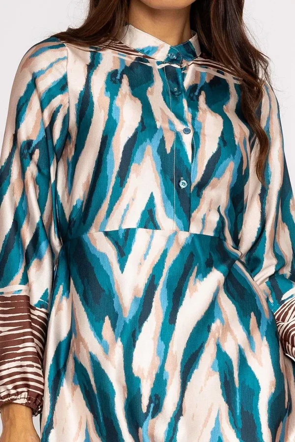 Pala D'oro Amanda Midi Dress In Teal* Sale Dresses
