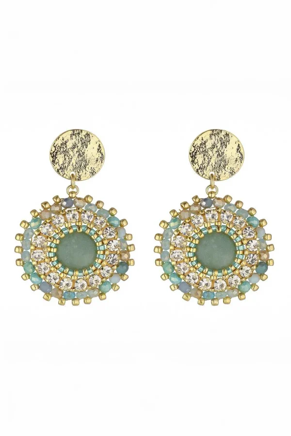 Knight & Day Amazon Gemstone Statement Earrings* Earrings