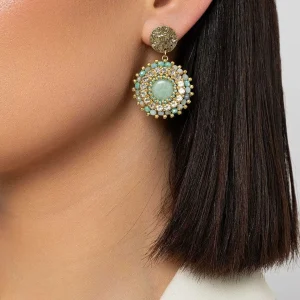 Knight & Day Amazon Gemstone Statement Earrings* Earrings