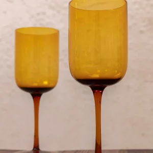 Heritage Amber Wine Glass Set Of 2* Homeware