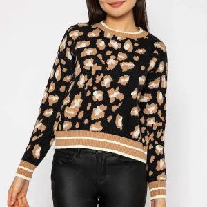 Pala D'oro Animal Knit In Black*Women Jumpers & Cardigans