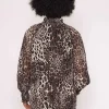 Rowen Avenue Animal Print Blouse In Animal*Women Tops & Blouses