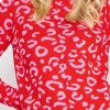 Rowen Avenue Animal Print Jumper In Pink*Women Jumpers & Cardigans