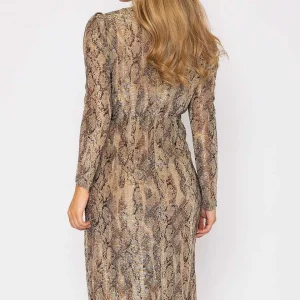 Nova of London Animal Print Twist Front Dress* Sale Dresses