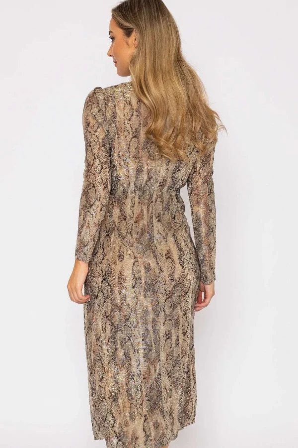 Nova of London Animal Print Twist Front Dress* Sale Dresses