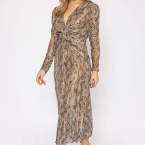 Nova of London Animal Print Twist Front Dress* Sale Dresses