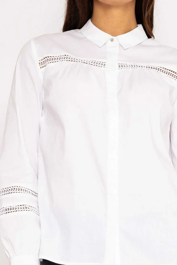 J'aime la Vie Anna Shirt In White*Women Tops & Blouses