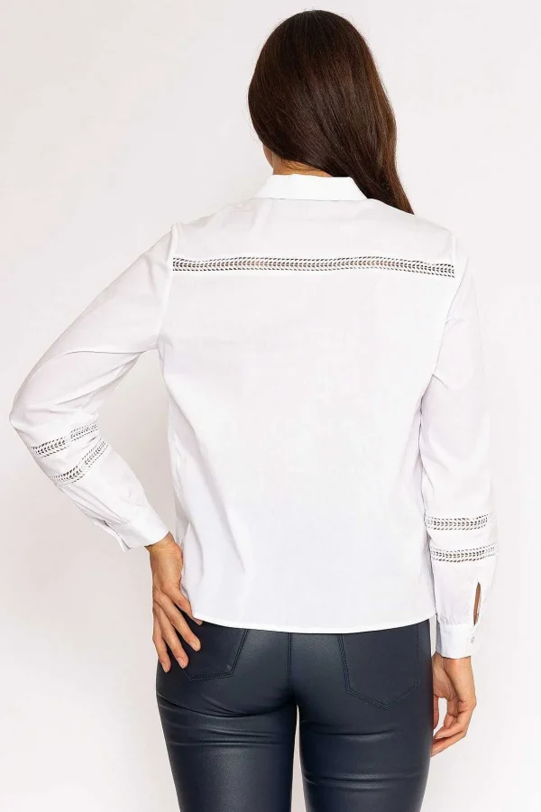 J'aime la Vie Anna Shirt In White*Women Tops & Blouses