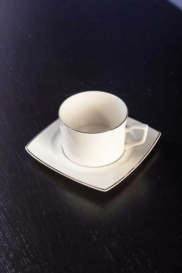 Atticus & Stone Apollo Cup And Saucer Set Of 4* Homeware