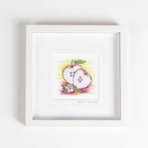 Blue Shoe Gallery Apple-Y Ever After Framed Art Print* Homeware