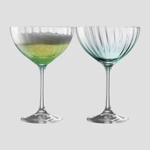 Galway Crystal Aqua Erne Cocktail Glass Set* Homeware