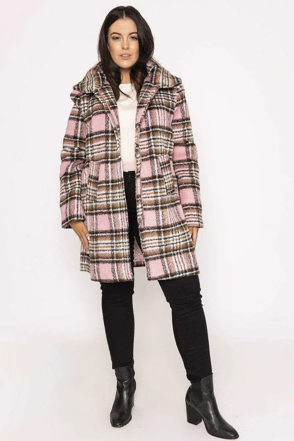 Goa Goa Archelo Hooded Coat In Pink*Women Coats & Jackets