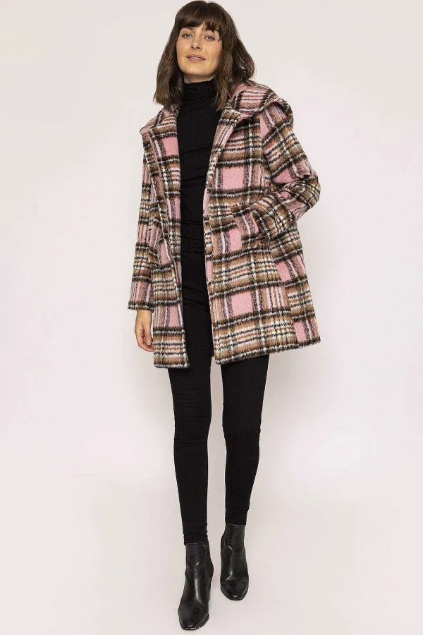 Goa Goa Archelo Hooded Coat In Pink*Women Coats & Jackets