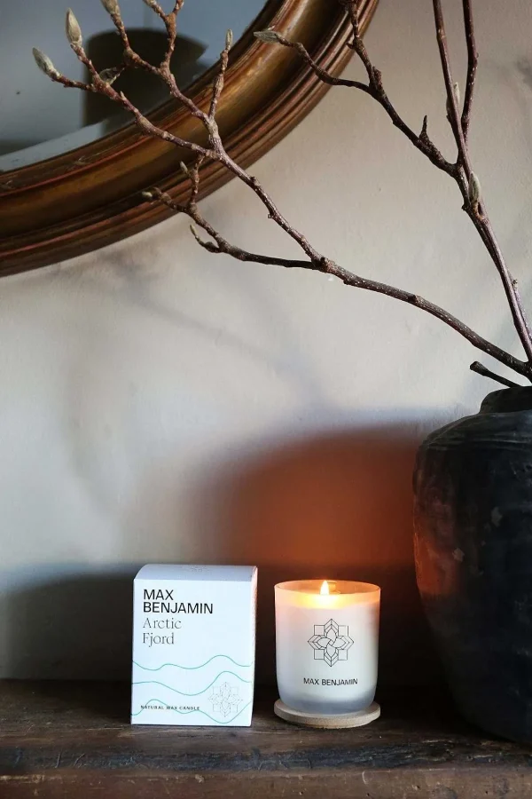 Max Benjamin Arctic Fjord Natural Wax Candle* Homeware