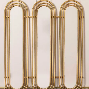 Carraig Donn HOME Art Deco Gold Triple Wall Mirror* Homeware