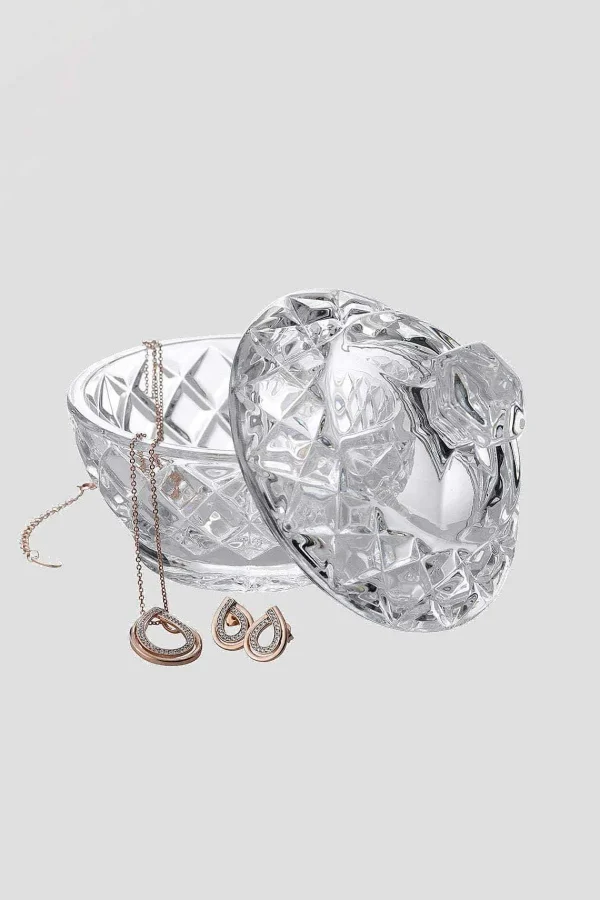 Galway Crystal Ashford Glass Trinket Box* Homeware
