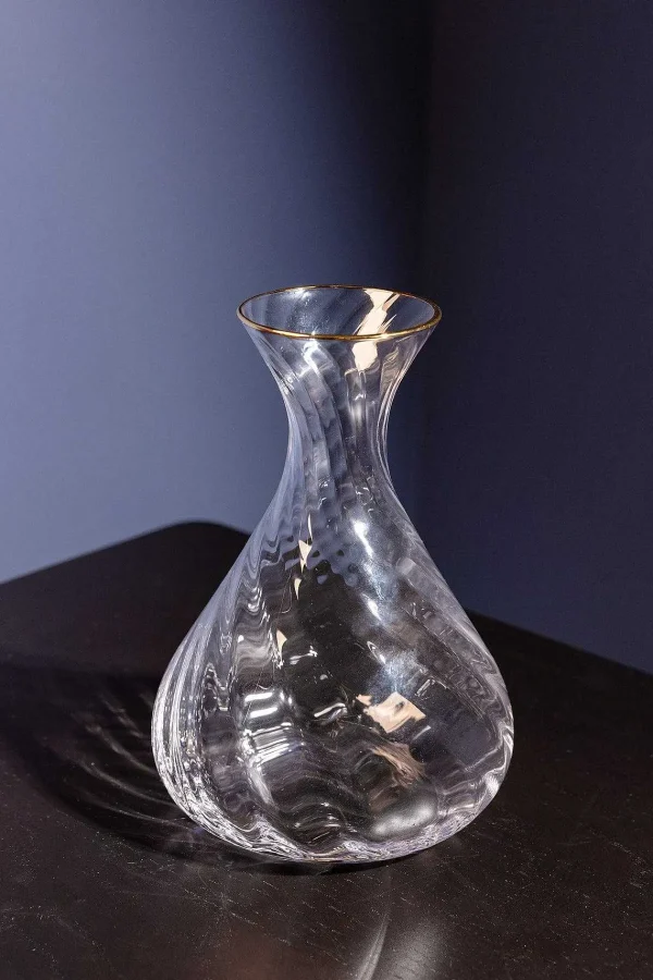 Atticus & Stone Aster Gold Trimmed Wine Carafe* Homeware