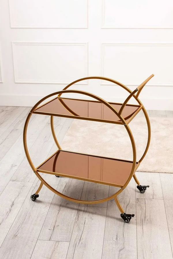 Carraig Donn HOME Audrey Gold Bar Cart* Homeware