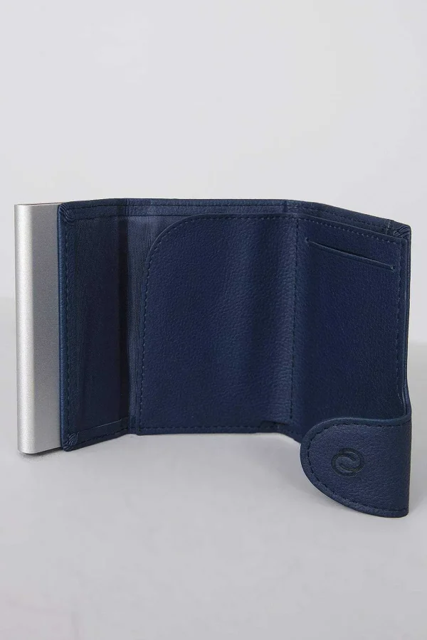 C-Secure Bank Cards Protector Wallet In Navy Blue* Accessories