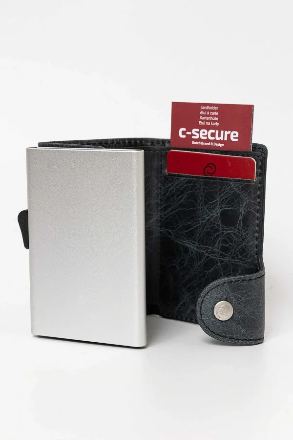 C-Secure Bank Cards Protector Wallet In Black* Accessories