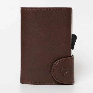 C-Secure Bank Cards Protector Wallet In Dark Brown* Accessories