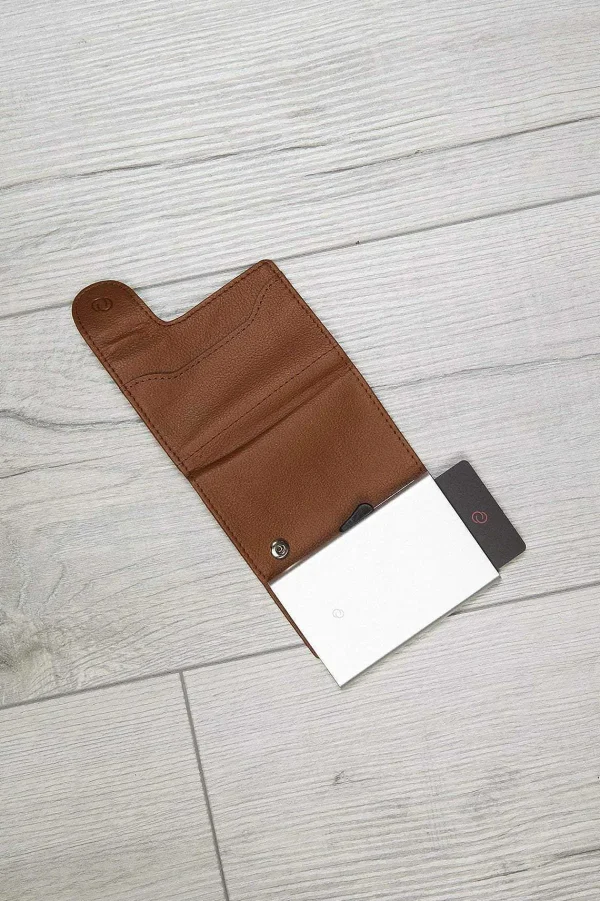 C-Secure Bank Cards Protector Wallet In Light Brown* Him