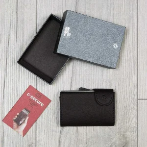 C-Secure Bank Cards Protector Wallet In Black* Him