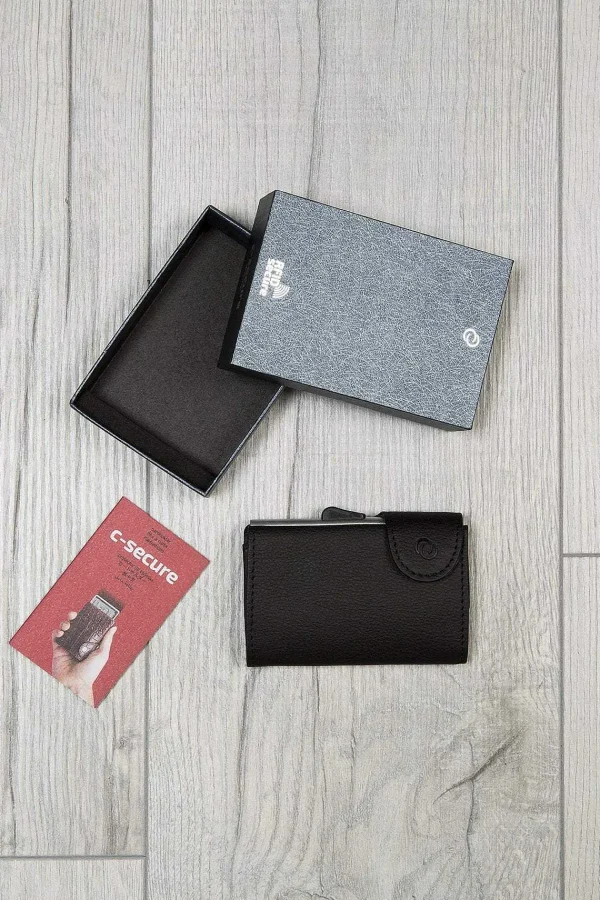 C-Secure Bank Cards Protector Wallet In Black* Him