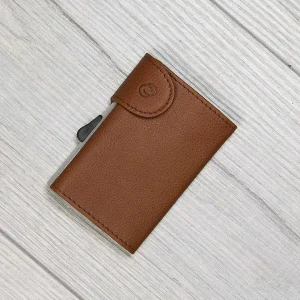 C-Secure Bank Cards Protector Wallet In Light Brown* Him
