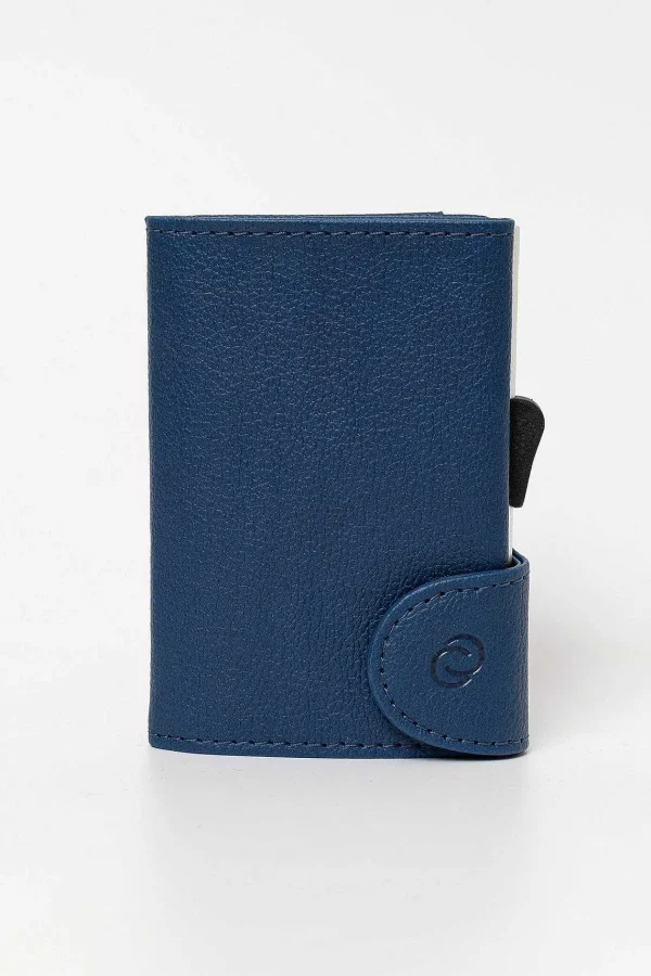 C-Secure Bank Cards Protector Wallet In Navy Blue* Accessories