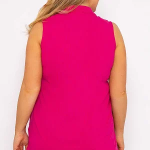 Ulla Popken Basic Pink Polo T-Shirt*Women Tops & Blouses