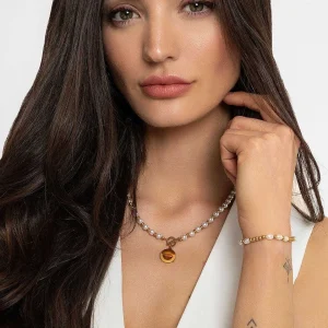 Joularie Beaded T-Bar Pendant Necklace* Boxed Gifts