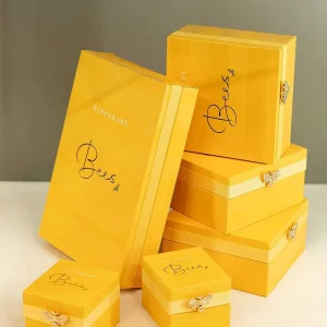 Tipperary Crystal Jewellery Bee Hexagonal Stud Earrings* Boxed Gifts